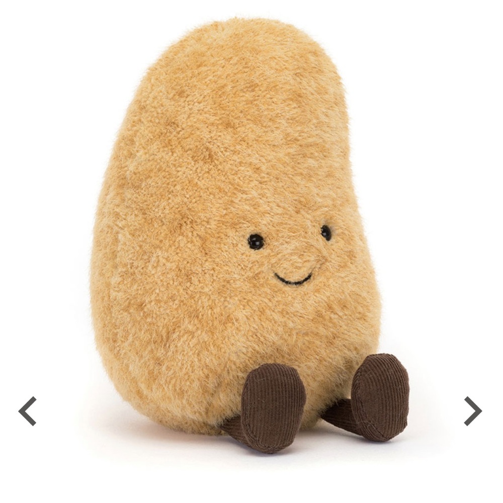 JELLYCAT Amuseables Potato Stuffed Plush BRAND NEW Tags Attached Authentic